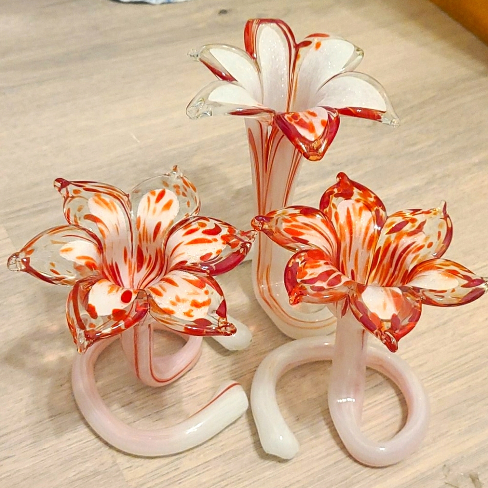 Home Decor Flower Ornament 3-pcs Set